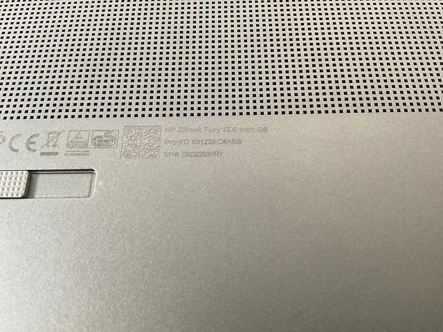 Hp zbook fury g8 15.6”, core(tm) i9 11th gen, 64 gb ram, 1 tb nvme, nvidia rtx a2000 4 gb mobile workstation - afbeelding 7 van  7