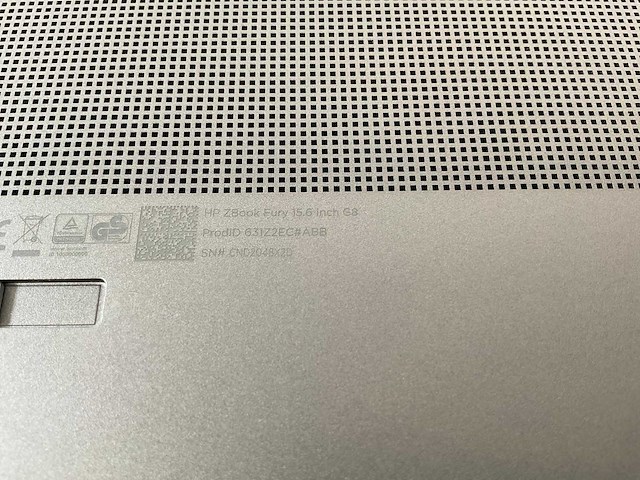 Hp zbook fury g8 15.6”, core(tm) i9 11th gen, 64 gb ram, 1 tb nvme, nvidia rtx a2000 4 gb mobile workstation - afbeelding 7 van  7