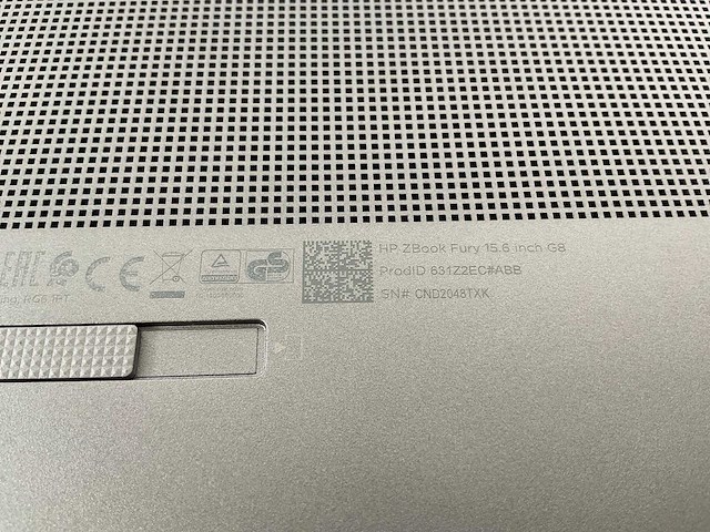 Hp zbook fury g8 15.6”, core(tm) i9 11th gen, 64 gb ram, 1 tb nvme, nvidia rtx a2000 4 gb mobile workstation - afbeelding 7 van  7