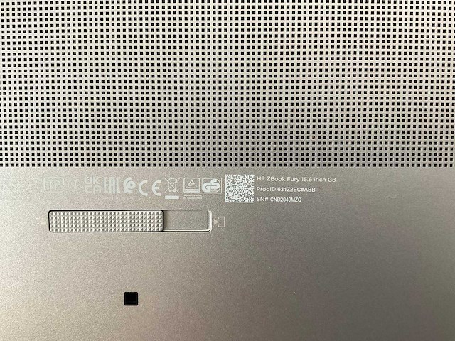 Hp zbook fury g8 15.6”, core(tm) i9 11th gen, 64 gb ram, 1 tb nvme, nvidia rtx a2000 4 gb mobile workstation - afbeelding 7 van  7
