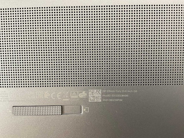 Hp zbook fury g8 15.6”, core(tm) i9 11th gen, 64 gb ram, 1 tb nvme, nvidia rtx a2000 4 gb mobile workstation - afbeelding 6 van  6