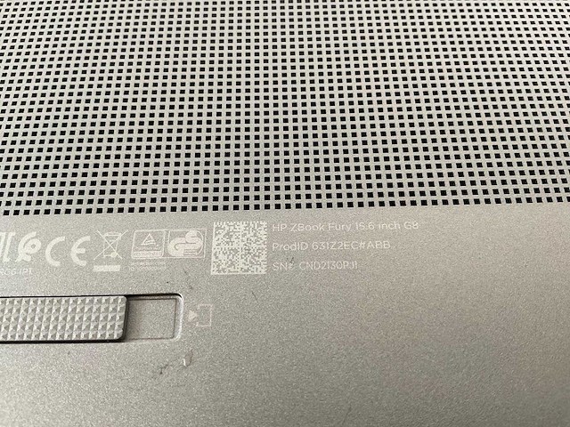 Hp zbook fury g8 15.6”, core(tm) i9 11th gen, 64 gb ram, 1 tb nvme, nvidia rtx a2000 4 gb mobile workstation - afbeelding 2 van  2
