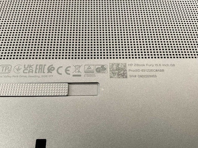 Hp zbook fury g8 15.6”, core(tm) i9 11th gen, 64 gb ram, 1 tb nvme, nvidia rtx a2000 4 gb mobile workstation - afbeelding 7 van  7