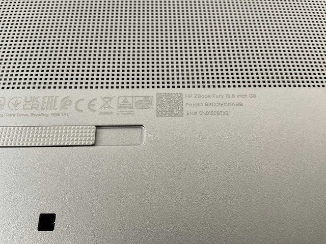 Hp zbook fury g8 15.6”, core(tm) i9 11th gen, 64 gb ram, 1 tb nvme, nvidia rtx a2000 4 gb mobile workstation - afbeelding 7 van  7