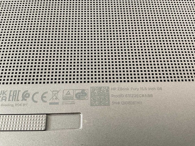 Hp zbook fury g8 15.6”, core(tm) i9 11th gen, 64 gb ram, 1 tb nvme, nvidia rtx a2000 4 gb mobile workstation - afbeelding 7 van  7