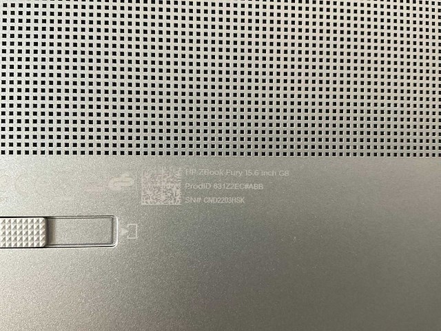 Hp zbook fury g8 15.6”, core(tm) i9 11th gen, 64 gb ram, 1 tb nvme, nvidia rtx a2000 4 gb mobile workstation - afbeelding 7 van  7