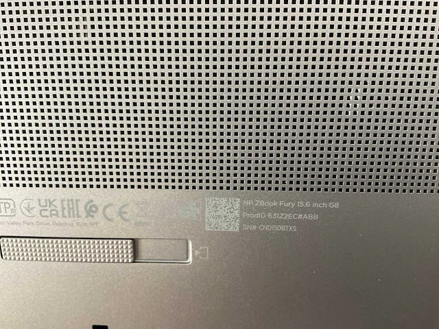 Hp zbook fury g8 15.6”, core(tm) i9 11th gen, 64 gb ram, 1 tb nvme, nvidia rtx a2000 4 gb mobile workstation - afbeelding 8 van  8