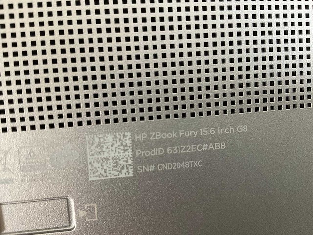 Hp zbook fury g8 15.6”, core(tm) i9 11th gen, 64 gb ram, 1 tb nvme, nvidia rtx a2000 4gb mobile workstation - afbeelding 3 van  3