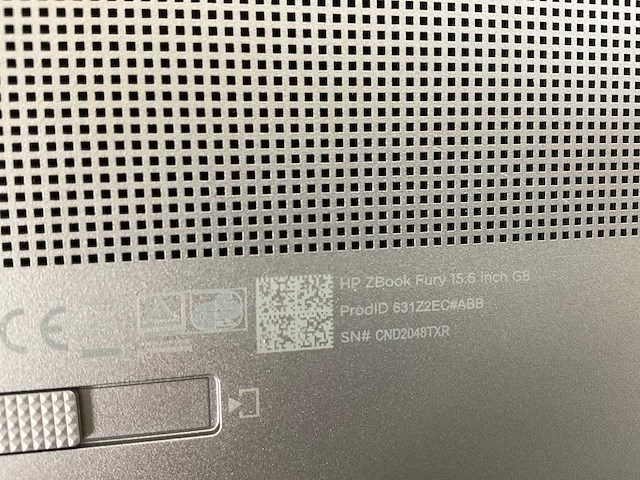 Hp zbook fury g8 15.6”, core(tm) i9 11th gen, 64 gb ram, 1 tb nvme, nvidia rtx a2000 4gb mobile workstation - afbeelding 7 van  7