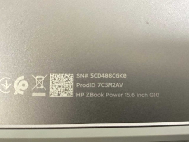 Hp zbook power g10 15,5”, core(tm) i9 13th gen, 32 gb ram, 1 tb nvme, nvidia rtx a1000 6 gb laptop - afbeelding 7 van  7