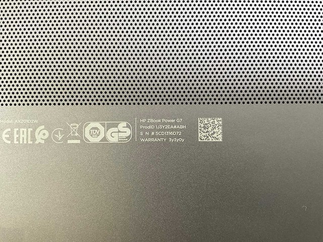 Hp zbook power g7 15.5”, core(tm) i7 10th gen, 8 gb ram, no hdd nvidia quadro t1000 4 gb mobile workstation - afbeelding 7 van  7