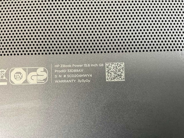 Hp zbook power g8 15,5”, core(tm) i9 11th gen, 64 gb ram, 1 tb nvme, nvidia rtx a2000 4gb mobile workstation - afbeelding 7 van  7