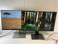 Hp/dell mix model monitors - check description (2x) - afbeelding 1 van  9