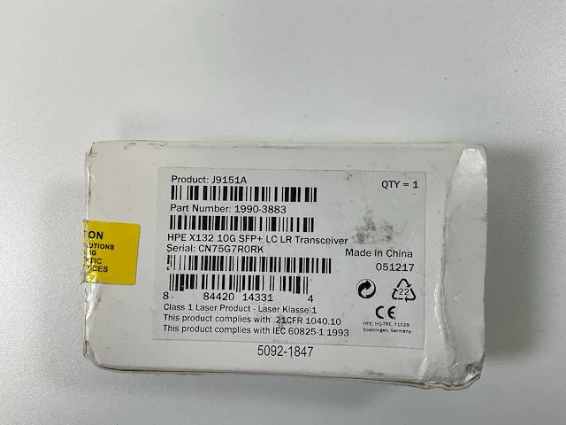Hpe mix models transceiver modules - check description (new) (14x) - afbeelding 6 van  14