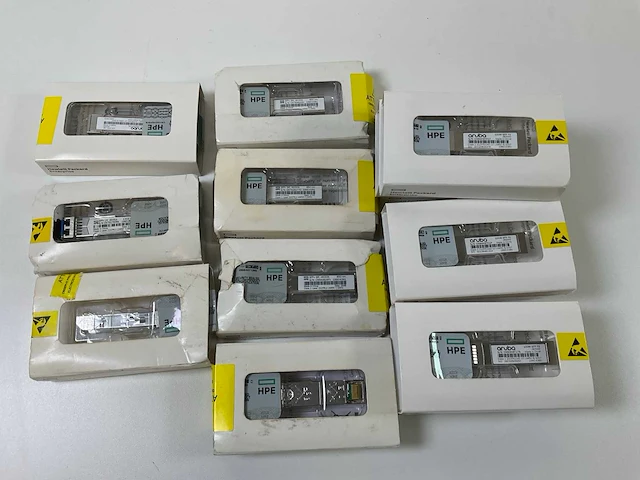 Hpe mix models transceiver modules - check description (new) (14x) - afbeelding 1 van  14