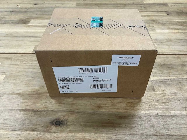 Hpe sps-drv hdd 900gb 12g 15k sff sas ent sc - afbeelding 1 van  2