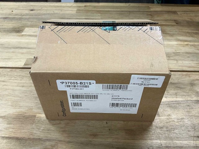 Hpe sps-drv ssd 960gb sff sas mu sc mv ds - afbeelding 1 van  3