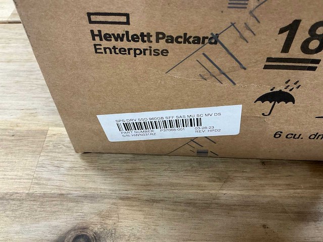 Hpe sps-drv ssd 960gb sff sas mu sc mv ds - afbeelding 2 van  3