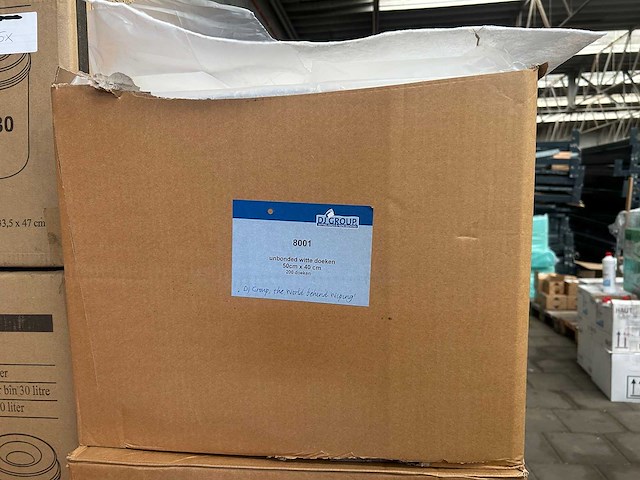 Hpg sorbent witte doeken 50x40 cm (1200x) - afbeelding 3 van  4