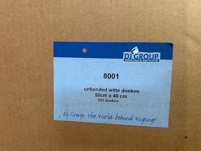 Hpg sorbent witte doeken 50x40 cm (1200x) - afbeelding 4 van  4