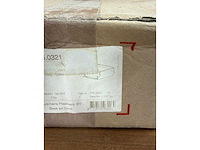 Hpl - 775.0321 - powerbox 150 instort 55 mm 2xwcd+2xdata-uitsparing rvs s15 klapdeksel - afbeelding 4 van  4