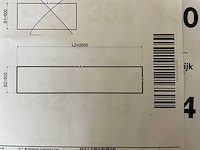 Hpl achterwand 2855x600 mm - afbeelding 3 van  3