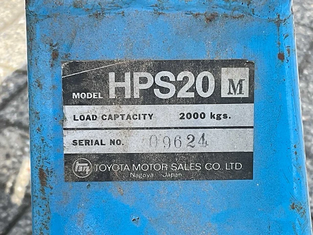 Hps20 hand hydraulische palletwagen - afbeelding 4 van  6