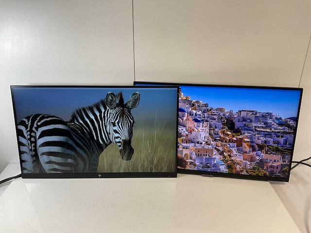 Hp/samsung mix model monitors - check description (2x) - afbeelding 1 van  6