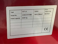 Hpt-a palletwagen 2.5t - afbeelding 1 van  8