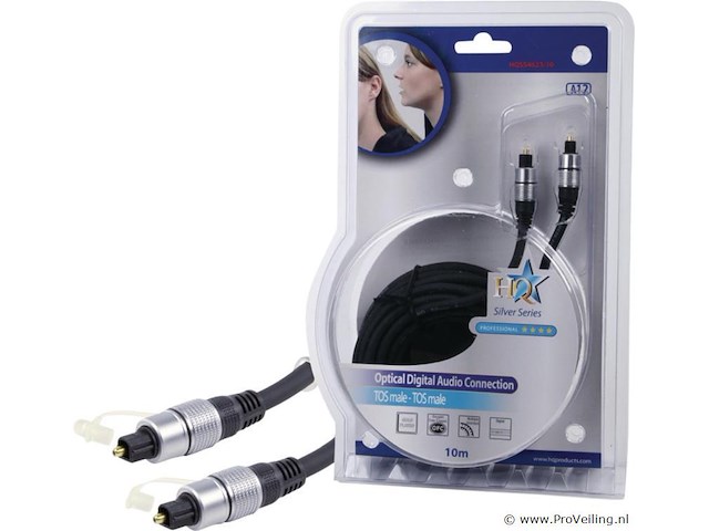 Hq digitale audiokabel rca mannelijk - rca mannelijk 10.0 m - afbeelding 1 van  1