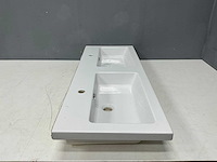Hr - djazz 10201051 - wastafel 120,5 x 45 x 4 cm - afbeelding 3 van  4