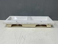 Hr - djazz 10201051 - wastafel 120,5 x 45 x 4 cm - afbeelding 4 van  4