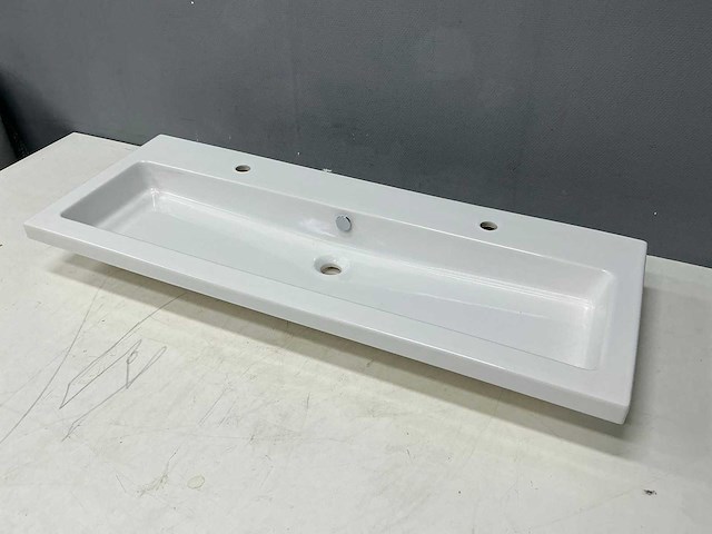 Hr - djazz 10201062 - wastafel 120,5 x 45 x 4 cm - afbeelding 1 van  5