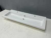 Hr - djazz 10201062 - wastafel 120,5 x 45 x 4 cm - afbeelding 1 van  5