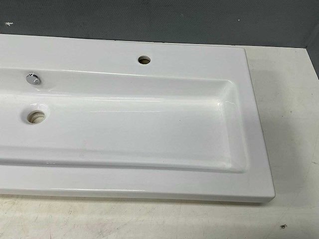 Hr - djazz 10201062 - wastafel 120,5 x 45 x 4 cm - afbeelding 4 van  5