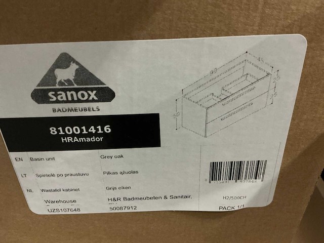 H&r design badmeubelset 100cm - afbeelding 8 van  8