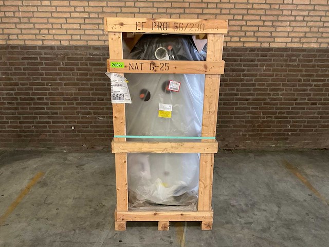 Hr gasboiler - ef pro 56/230 - 227 liter 54,2 kw - afbeelding 2 van  3