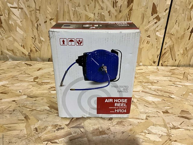 Hr04 luchtslanghaspel 10mm i.d. x 10 meter - afbeelding 1 van  3