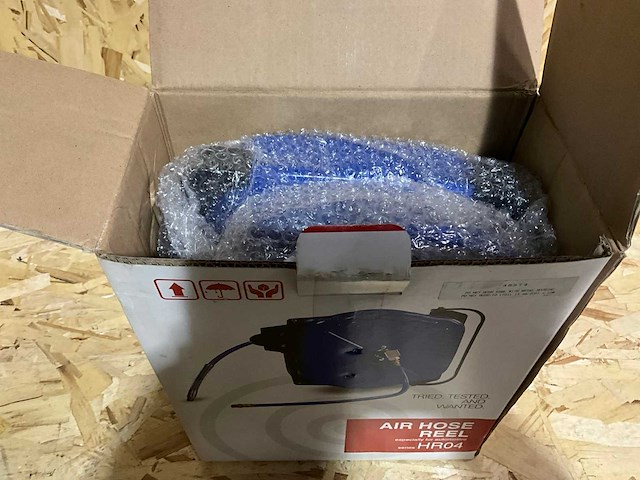 Hr04 luchtslanghaspel 10mm i.d. x 10 meter - afbeelding 2 van  3