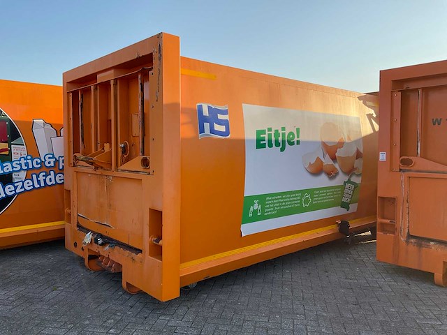 Hs fahrzeugbau - 2014 - hwb500hd - afvalcontainer - afbeelding 8 van  8