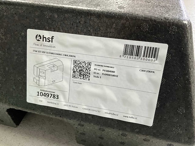 Hsf ecoadvance cw4 vkt 20kpa hsf afleverset - afbeelding 2 van  3