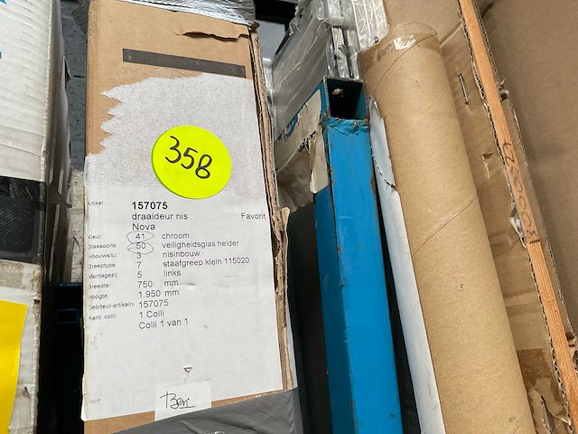 Hsk favorit nova draaideur voor nis 75x195cm - afbeelding 2 van  2