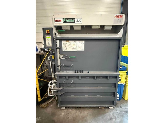 Hsm - v-press 820 eco - afvalpers - afbeelding 1 van  4