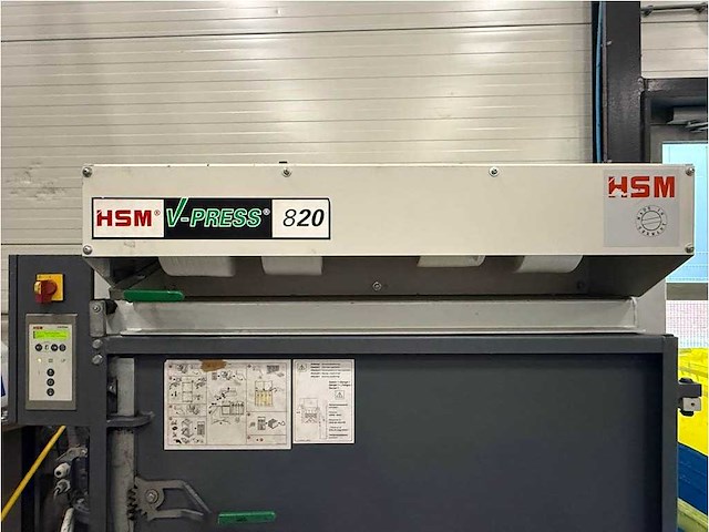 Hsm - v-press 820 eco - afvalpers - afbeelding 2 van  4