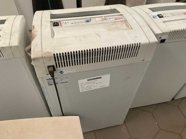 Hsm 225.2 papiershredder - afbeelding 3 van  4