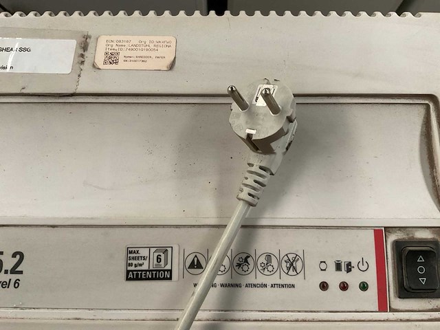 Hsm 225.2 papiershredder - afbeelding 3 van  5