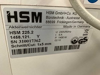 Hsm 225.2 papiershredder - afbeelding 5 van  5