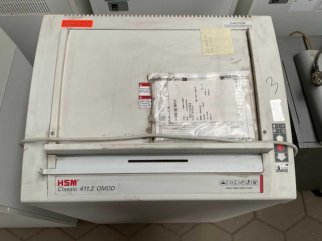 Hsm 411.2 papiershredder - afbeelding 2 van  5