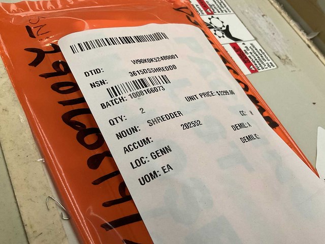 Hsm 411.2 shredder (2x) - afbeelding 3 van  3