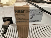 Hsm af 500 papiershredder - afbeelding 3 van  3